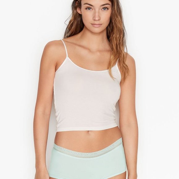 VS XXL Cotton Boyshorts Aqua Crystal NWT - Picture 8 of 15